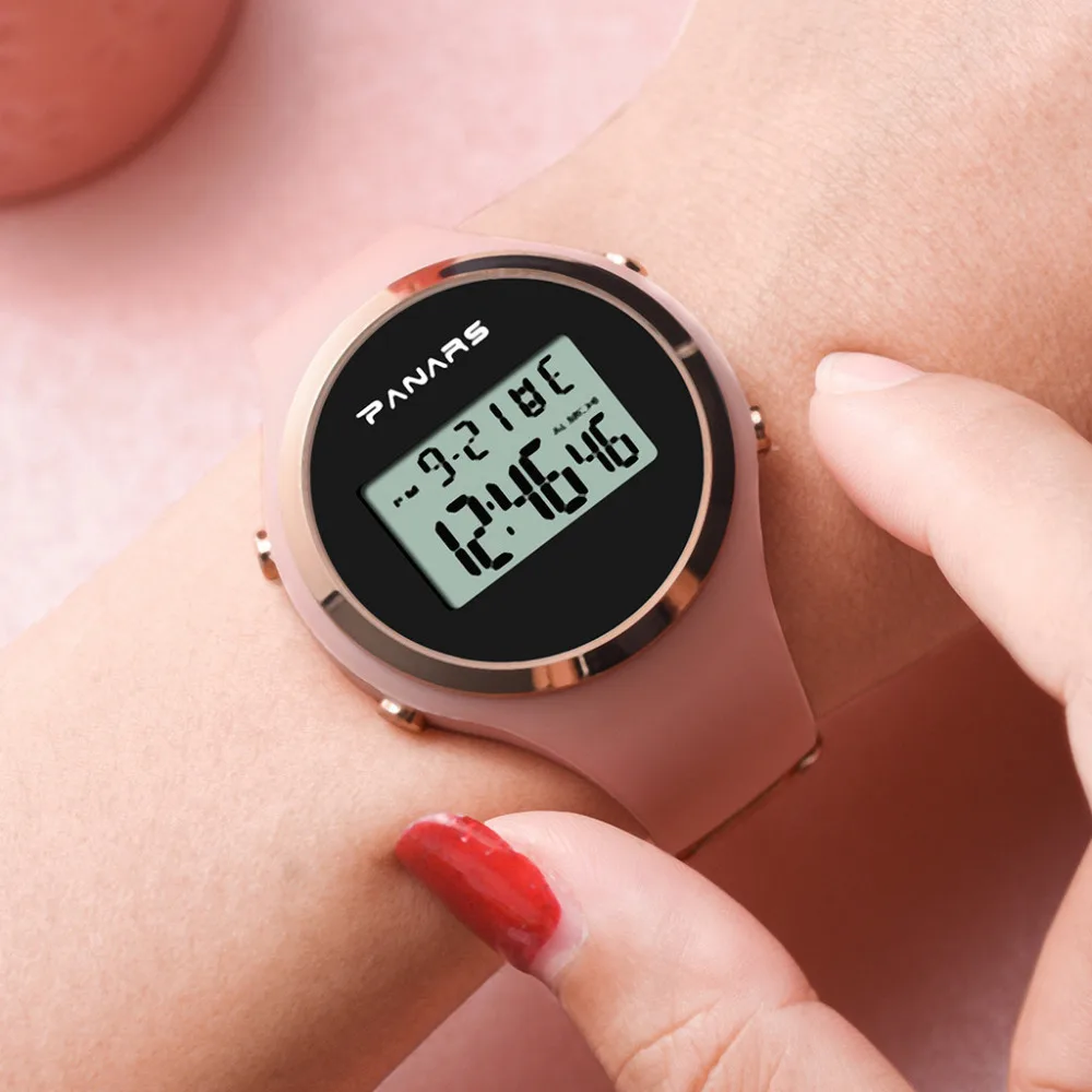 PANARS Women Sport Watch Luminous Waterproof Electronic Watch Ladies Digital Watches Reloj Mujer Relogio Feminino Masculino Fi
PANARS Women Sport Watch Luminous Waterproof Electronic Watch Ladies Digital Watches Reloj Mujer Relogio Feminino Masculino Fi