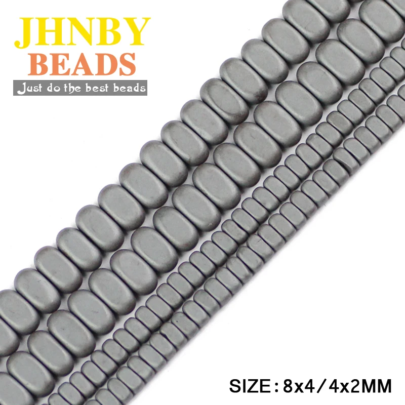 JHNBY AAA Flat Rectangle Matte Black Hematite 8x4/4x2MM Cuboid Natural Stone Loose bead for Jewelry bracelet Making DIY Findings
JHNBY AAA Flat Rectangle Matte Black Hematite 8x4/4x2MM Cuboid Natural Stone Loose bead for Jewelry bracelet Making DIY Findings