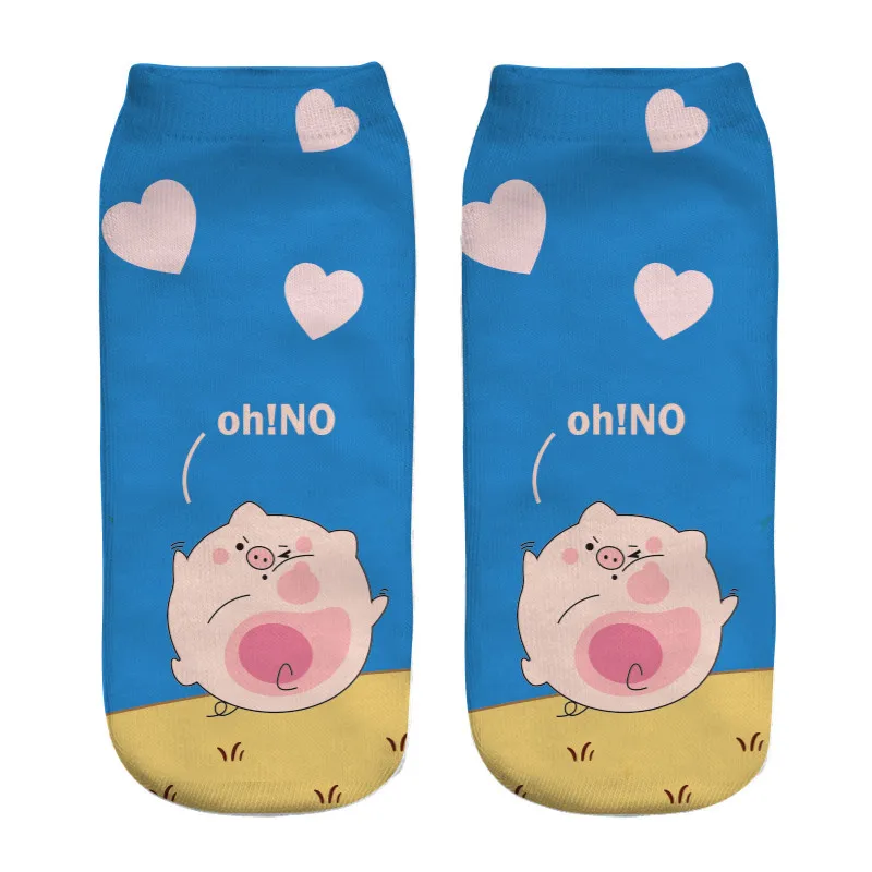 Funny Socks Korean Harajuku Kawaii 3D Print Animal Pig Short Cute Harajuku Socks Women
Funny Socks Korean Harajuku Kawaii 3D Print Animal Pig Short Cute Harajuku Socks Women