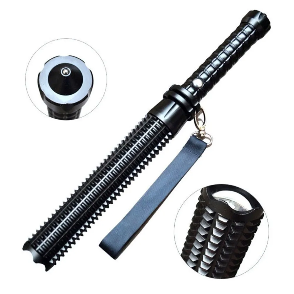 Telescopic LED Flashlight Torch Waterproof Zoomable 3 Modes LED Lamp Long Bat Self-defense Safety Hammer for Patrol Work
Telescopic LED Flashlight Torch Waterproof Zoomable 3 Modes LED Lamp Long Bat Self-defense Safety Hammer for Patrol Work