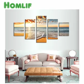 5pcs Sunset Sea scenery 5d diy diamond painting cross stitch mosaic home decoration round/square drill full diamond embroidery
5pcs Sunset Sea scenery 5d diy diamond painting cross stitch mosaic home decoration round/square drill full diamond embroidery