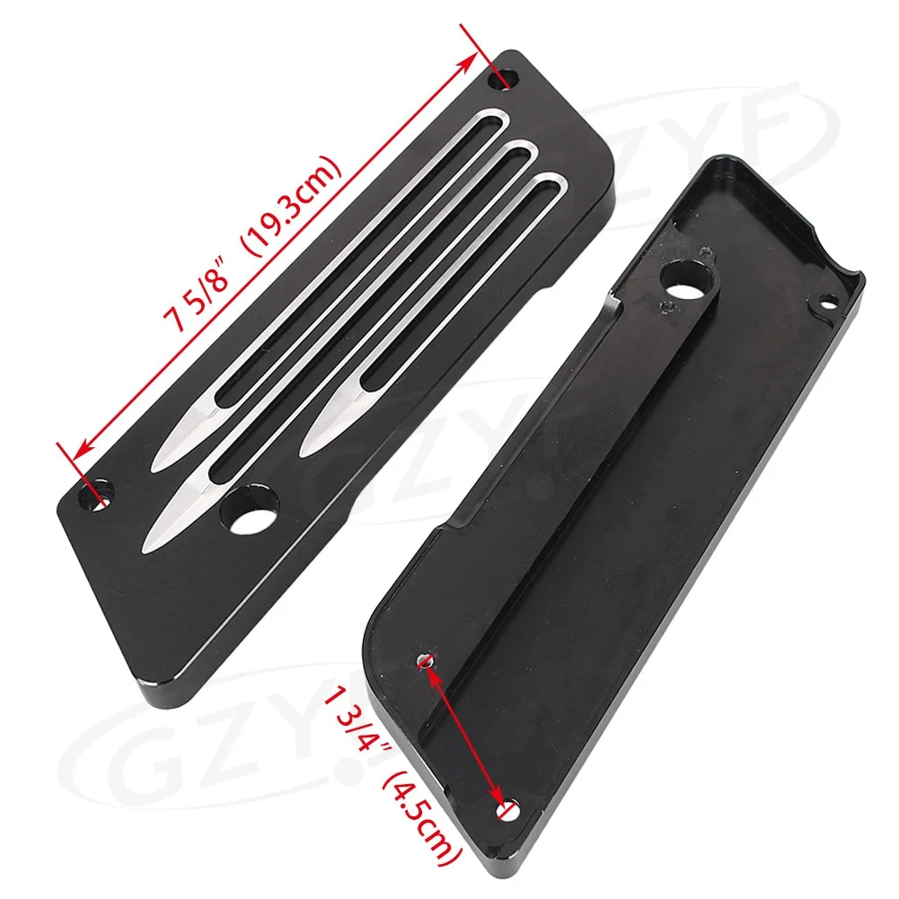 Saddlebag Latch Covers For 1993-2013 Harley Touring Models w/ Hard Saddle bag eg Road King Street Glide Electra Glide Road Glide
Saddlebag Latch Covers For 1993-2013 Harley Touring Models w/ Hard Saddle bag eg Road King Street Glide Electra Glide Road Glide