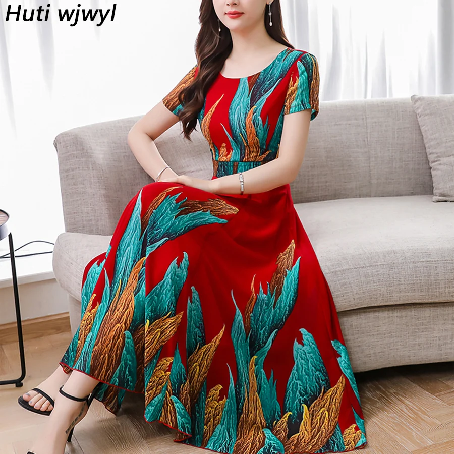 2019 Vintage Chiffon Beach Long Dresses Summer New 3XL Plus Size Print Boho Maxi Sundress Women Elegant Bodycon Party Vestidos
2019 Vintage Chiffon Beach Long Dresses Summer New 3XL Plus Size Print Boho Maxi Sundress Women Elegant Bodycon Party Vestidos