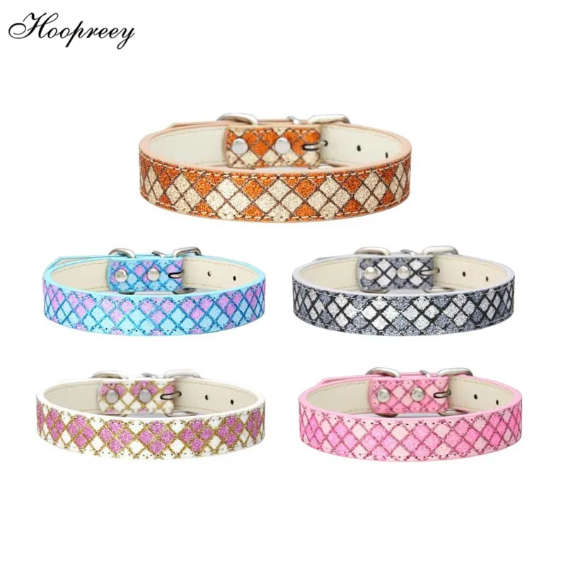 PU Leather Bling Bright Power Plaid Dog Collar Adjustable Cat Necklace Puppy Dogs Chihuahua Teddy Poodle Cats Pet Supplies 10A
PU Leather Bling Bright Power Plaid Dog Collar Adjustable Cat Necklace Puppy Dogs Chihuahua Teddy Poodle Cats Pet Supplies 10A