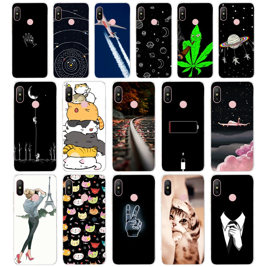 H silicone Cover For Xiaomi MI A2 LITE Case Full Protection Soft tpu Back Cover Phone Cases For Xiomi MI A2 LITE bumper Coque
H silicone Cover For Xiaomi MI A2 LITE Case Full Protection Soft tpu Back Cover Phone Cases For Xiomi MI A2 LITE bumper Coque