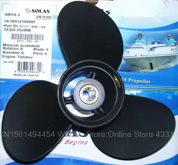 Free shipping Propeller for Tohatsu 15-20HP 10 inch outboard motor high quality propeller models 9.25 * 10
Free shipping Propeller for Tohatsu 15-20HP 10 inch outboard motor high quality propeller models 9.25 * 10