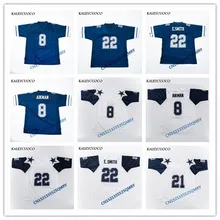 

Retro star 8 Troy Aikman 21 Deion Sanders 22 Emmitt Smith Jerseys Embroidered Football Throwback Jersey