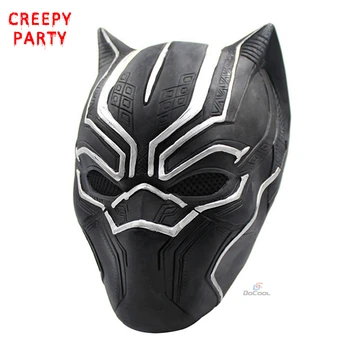 Black Panther Masks Movie Roles Cosplay Costume Adults Halloween Mask Realistic Men's Latex Party Mask
Black Panther Masks Movie Roles Cosplay Costume Adults Halloween Mask Realistic Men's Latex Party Mask