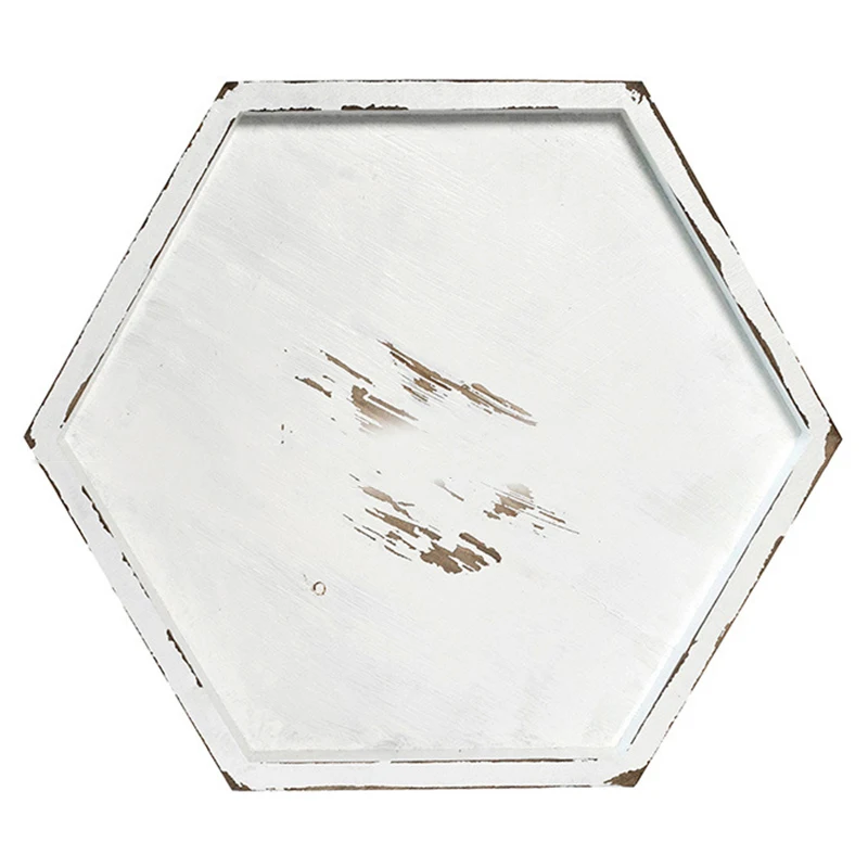 Sweetgo Hexagon Wood Tray Vintage White Style Handmade Cupcake Cake Table Decoration Dessert Makeup Jewelry Holder Ring Trays
Sweetgo Hexagon Wood Tray Vintage White Style Handmade Cupcake Cake Table Decoration Dessert Makeup Jewelry Holder Ring Trays