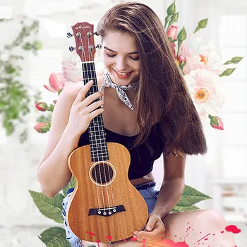 21 inch Mahogany Ukelele Hawaiian 4 Strings Guitar Bass Guitar Guitarra Musical Instrument Set ukulele
21 inch Mahogany Ukelele Hawaiian 4 Strings Guitar Bass Guitar Guitarra Musical Instrument Set ukulele