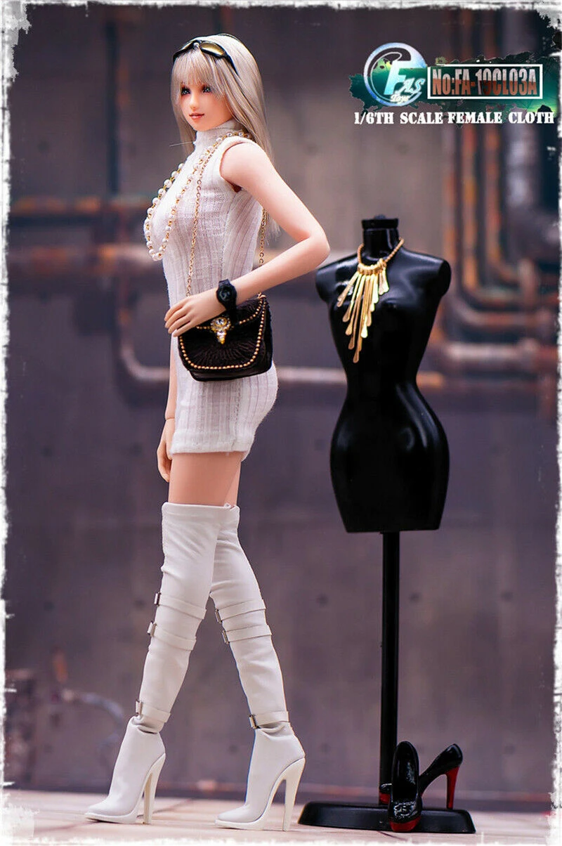 1/6 Scale White/Red/Black Long Leather Boots Super High Heel Shoes Model Solid Inside for Female Body
1/6 Scale White/Red/Black Long Leather Boots Super High Heel Shoes Model Solid Inside for Female Body