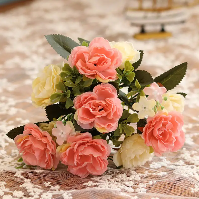 1 Bouquet Peony Silk flower Artificial Peony rose Flowers Photo Photography Props Wedding Home Party Decoration
1 Bouquet Peony Silk flower Artificial Peony rose Flowers Photo Photography Props Wedding Home Party Decoration