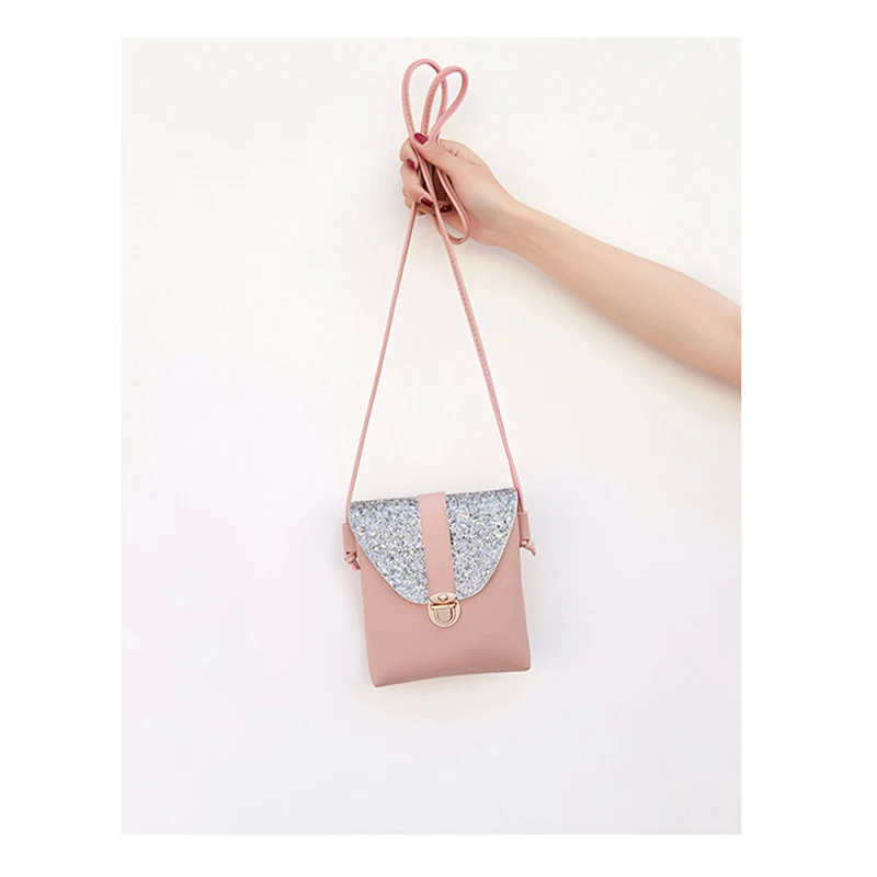 Women Fashion Solid Color Lock Sequins Crossbody Bag Shoulder Bag Foreign Trade 2018 New Style Contrasting Color Pouch Foreign T
Women Fashion Solid Color Lock Sequins Crossbody Bag Shoulder Bag Foreign Trade 2018 New Style Contrasting Color Pouch Foreign T