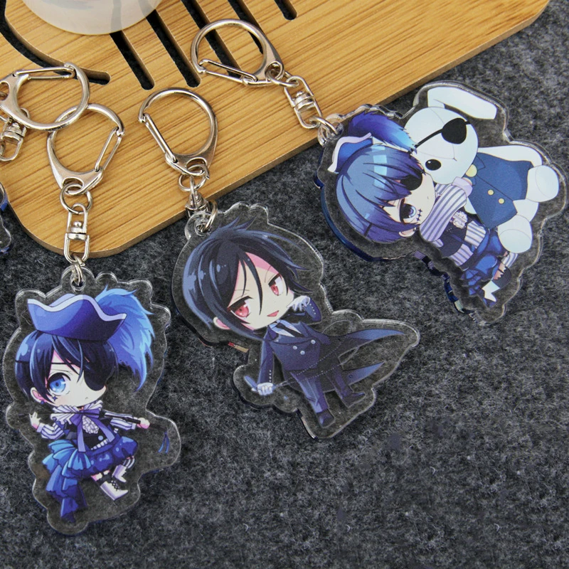 Anime Black Butler Ciel Phantomhive Sebastian·Michaelis Cosplay Figure Acrylic Keychain Bag Pendant Keyring Decor Xmas Gift
Anime Black Butler Ciel Phantomhive Sebastian·Michaelis Cosplay Figure Acrylic Keychain Bag Pendant Keyring Decor Xmas Gift