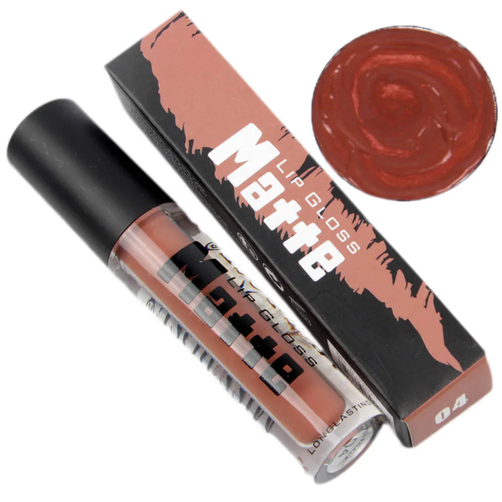 1Pcs Girl Matte Lip Gloss Flat Finish Colors Matte Pigment Gloss Liquid Baton Nude Matte Lipstick of Lips Makeup
1Pcs Girl Matte Lip Gloss Flat Finish Colors Matte Pigment Gloss Liquid Baton Nude Matte Lipstick of Lips Makeup