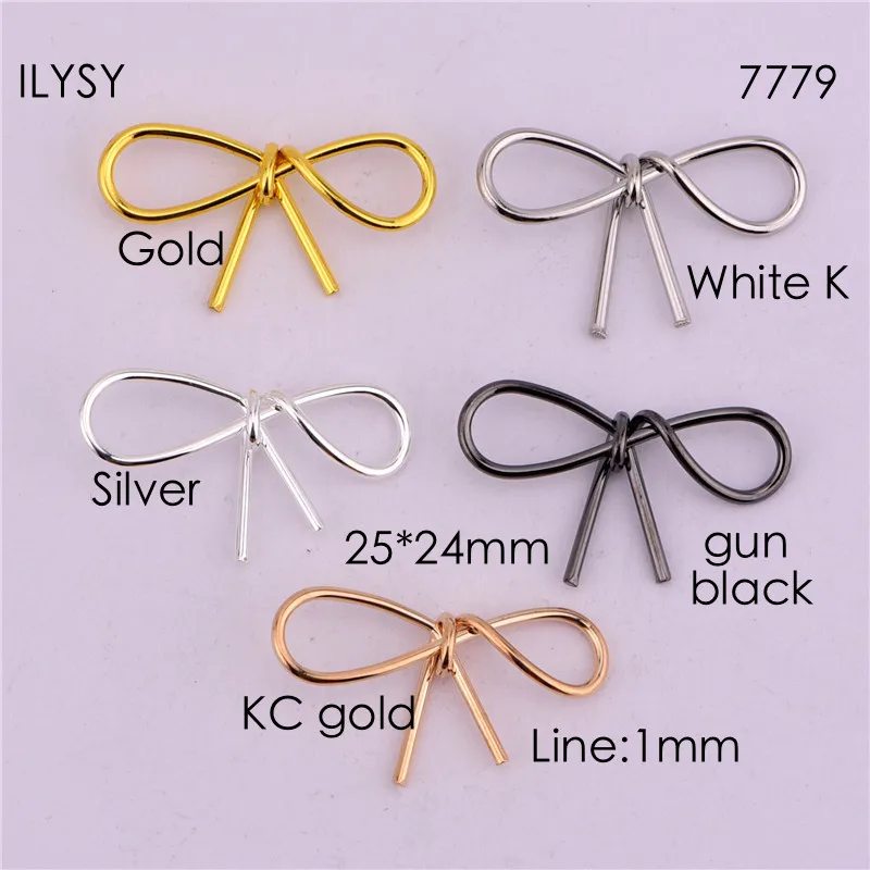 50pcs copper simple hollow Charm bow Pendants gold silver color Retro Woven Bracelet pendant jewelry accessories DIY material
50pcs copper simple hollow Charm bow Pendants gold silver color Retro Woven Bracelet pendant jewelry accessories DIY material