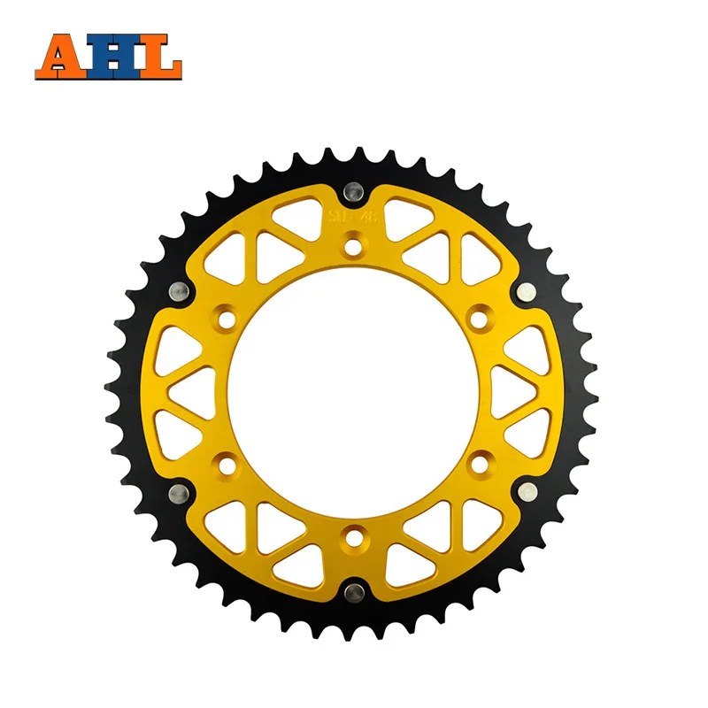 AHL 48T High Performance Motorcycle Steel Aluminum Composite Rear Sprocket for SUZUKI DR 250 DR250 1990-1993
AHL 48T High Performance Motorcycle Steel Aluminum Composite Rear Sprocket for SUZUKI DR 250 DR250 1990-1993