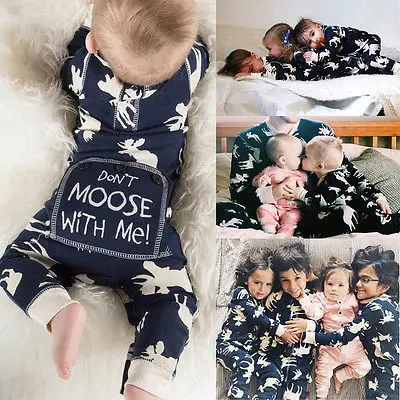 Фото Fashion Baby Romper Infant Newborn Bebes Boy Girl Clothes Autumn Winter Long Sleeve Christmas Moose Jumpsuit Rompers | Мать и ребенок