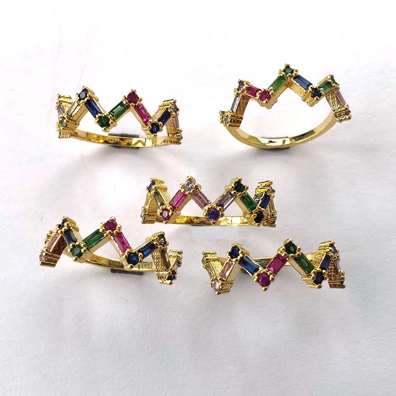 5 pcs Rainbow CZ finger rings,Trendy Sparkling cubic Zircon Stone Micro Paved Fashion party wedding jewelry gift R190
5 pcs Rainbow CZ finger rings,Trendy Sparkling cubic Zircon Stone Micro Paved Fashion party wedding jewelry gift R190