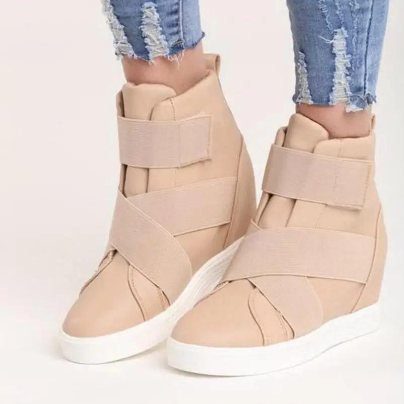 Ankle boots for women autumn winter high heels height increasing boots ladies platform sneaker shoes plus size botas mujer
Ankle boots for women autumn winter high heels height increasing boots ladies platform sneaker shoes plus size botas mujer