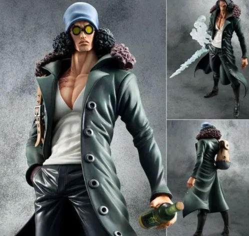 One Piece P.O.P Kuzan PVC 23cm Anime Action Figure Gift Collectible Model Toys MCR