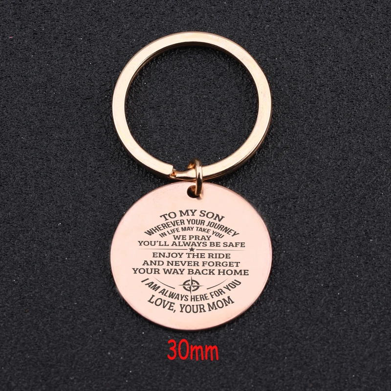 Keychain Engraved Wherever Your Journey In Life May Take You We Pray You Will Always Be Safe To Son Key Ring Gift From Parents
Keychain Engraved Wherever Your Journey In Life May Take You We Pray You Will Always Be Safe To Son Key Ring Gift From Parents