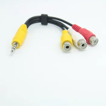 500pcs/lot wholesale High quality 3.5 mm Jack to 3 RCA Adapter Cable Audio Video AV CRT
500pcs/lot wholesale High quality 3.5 mm Jack to 3 RCA Adapter Cable Audio Video AV CRT