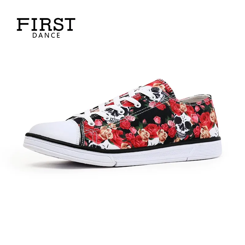 FIRST-DANCE-Floral-Classic-Canvas-Shoes-Men-Casual-Skeleton-Shoes-For-Men-Flats-Fashion-Breathable-Flower