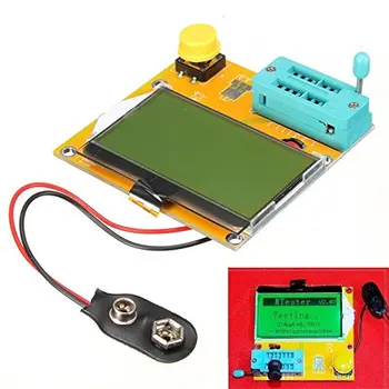 LCR-T3 Mega328 Transistor Tester Diode Triode Capacitance ESR Meter MOS/PNP/NPN L/C/R
LCR-T3 Mega328 Transistor Tester Diode Triode Capacitance ESR Meter MOS/PNP/NPN L/C/R