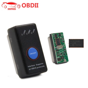 ELM327 V1.5 PIC18F25K80 Chip Bluetooth Power Switch OBD2 OBDII Scanner Works on Android / IOS System
ELM327 V1.5 PIC18F25K80 Chip Bluetooth Power Switch OBD2 OBDII Scanner Works on Android / IOS System