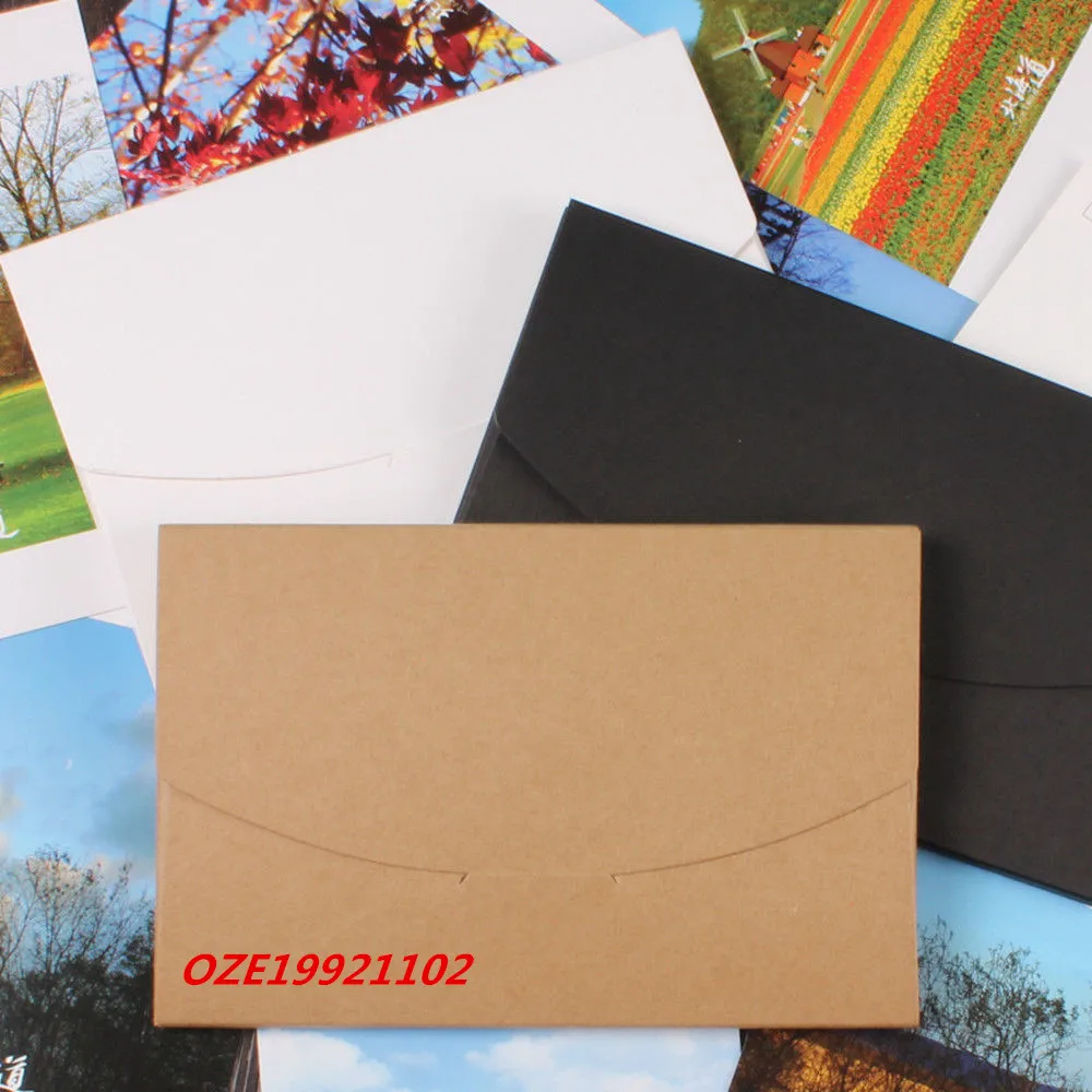 Фото 10 шт. 5 х16 + 0 см крафт-бумага почтовая открытка упаковка для фотографий конверт