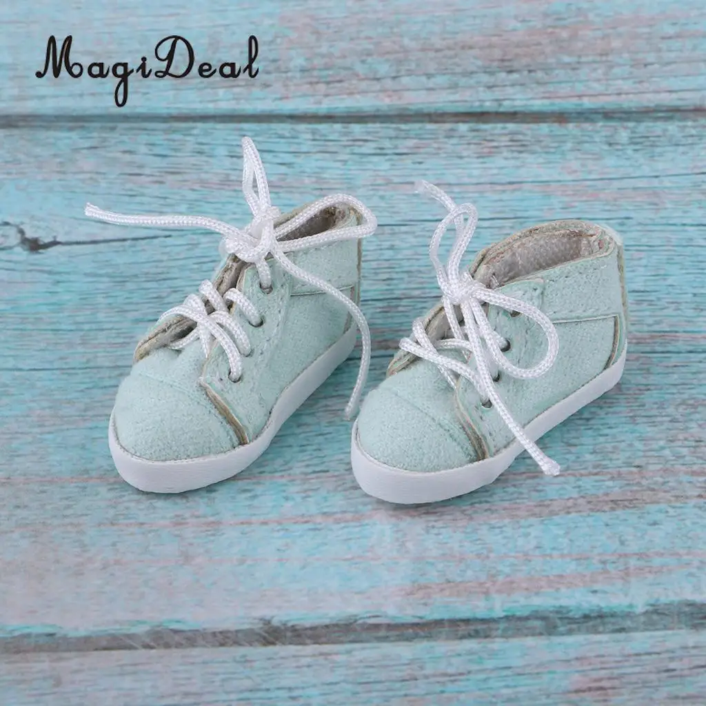 Fashion Lace Up Canvas Casual Shoes for 1/6 Blythe Doll Clothes Accessories