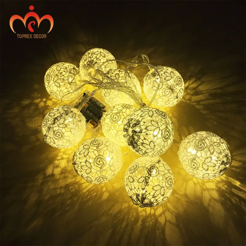 Lace LED round ball lighting girl's room decoration wedding lights ornament DIY festival decor christmas gift Valentine's Day
Lace LED round ball lighting girl's room decoration wedding lights ornament DIY festival decor christmas gift Valentine's Day