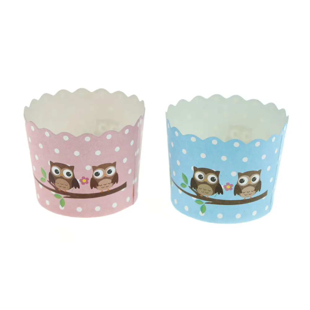 50pcs Owl Printing Cupcake Paper Paper Cake Case Baking Cups Liner Muffin Dessert Baking Cup Birthday Party Baby Shower Supplies
50pcs Owl Printing Cupcake Paper Paper Cake Case Baking Cups Liner Muffin Dessert Baking Cup Birthday Party Baby Shower Supplies