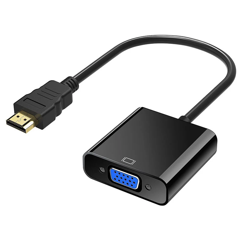 HDMI to VGA Adapter Cable HDMI to VGA Converter Adapter Support 1080P with Audio Cable for HDTV XBOX PS3 PS4 Laptop TV Box
HDMI to VGA Adapter Cable HDMI to VGA Converter Adapter Support 1080P with Audio Cable for HDTV XBOX PS3 PS4 Laptop TV Box