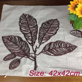 Decorative Natural Linen Embroidery Cushion Cover,Banana Leaf Pattern,Cushion Cover for Sofa Car,Throw Pillow Case Cover
Decorative Natural Linen Embroidery Cushion Cover,Banana Leaf Pattern,Cushion Cover for Sofa Car,Throw Pillow Case Cover