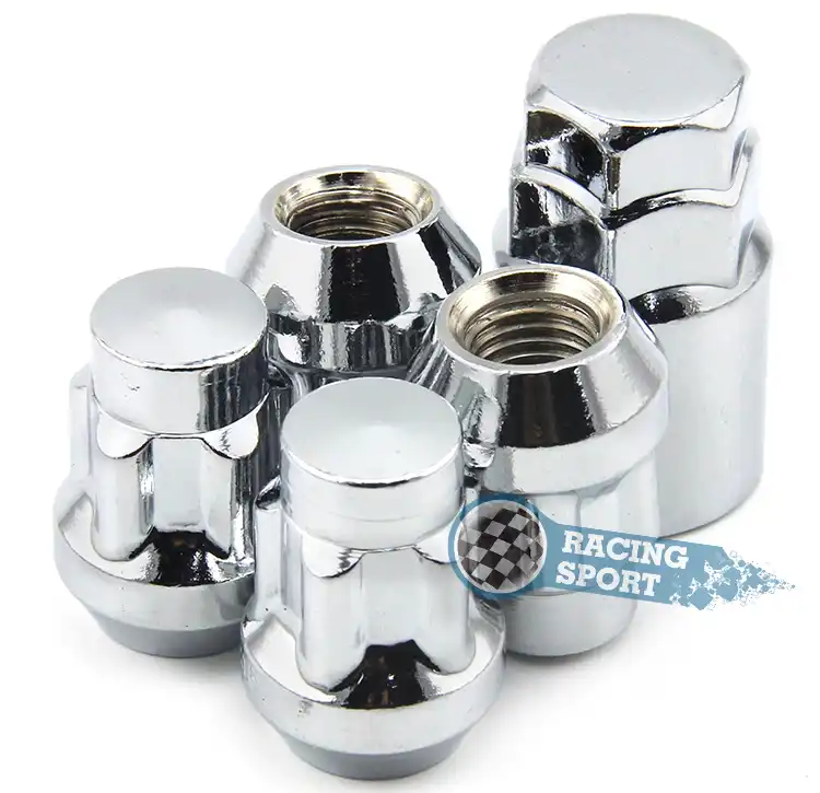 Car Anti theft Nuts M12x1.5 Wheel Lock Nuts Silver Enhanced Car Alloy