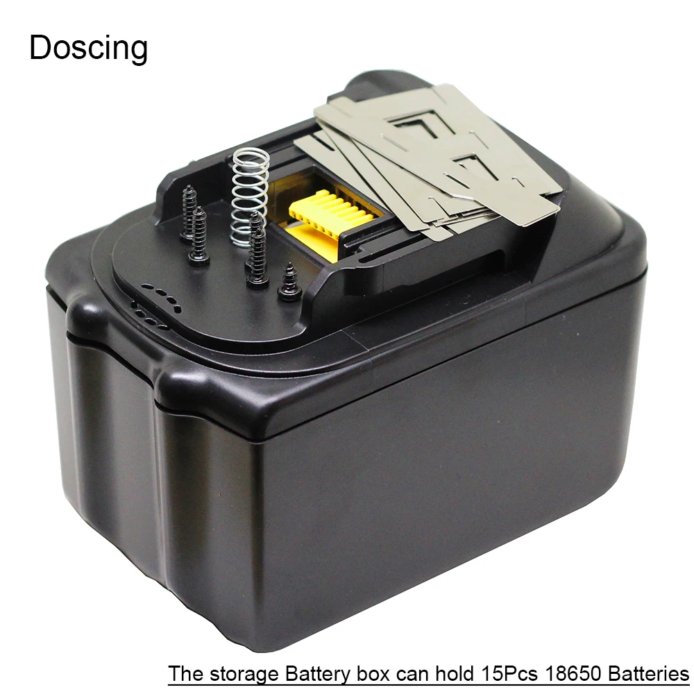 BL1860 Electric Drill PCB Circuit Board Battery Storage Boxes with BMS For MAKITA BL1845 BL1860 Li-ion Battery Plastic Case
BL1860 Electric Drill PCB Circuit Board Battery Storage Boxes with BMS For MAKITA BL1845 BL1860 Li-ion Battery Plastic Case