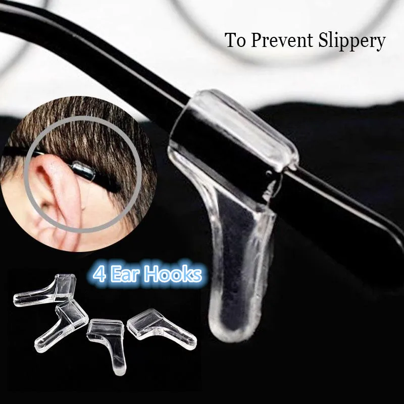 4pcs Silicone glasses non-slip ear hook Adult/kids anti-slip holder for the eyeglasses ear hook
4pcs Silicone glasses non-slip ear hook Adult/kids anti-slip holder for the eyeglasses ear hook