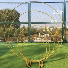 NEW TY 6foot 8foot 2.5m big Circle Wedding Birthday Arch Decoration Background Wrought Props Single Arch flower door rack
NEW TY 6foot 8foot 2.5m big Circle Wedding Birthday Arch Decoration Background Wrought Props Single Arch flower door rack
