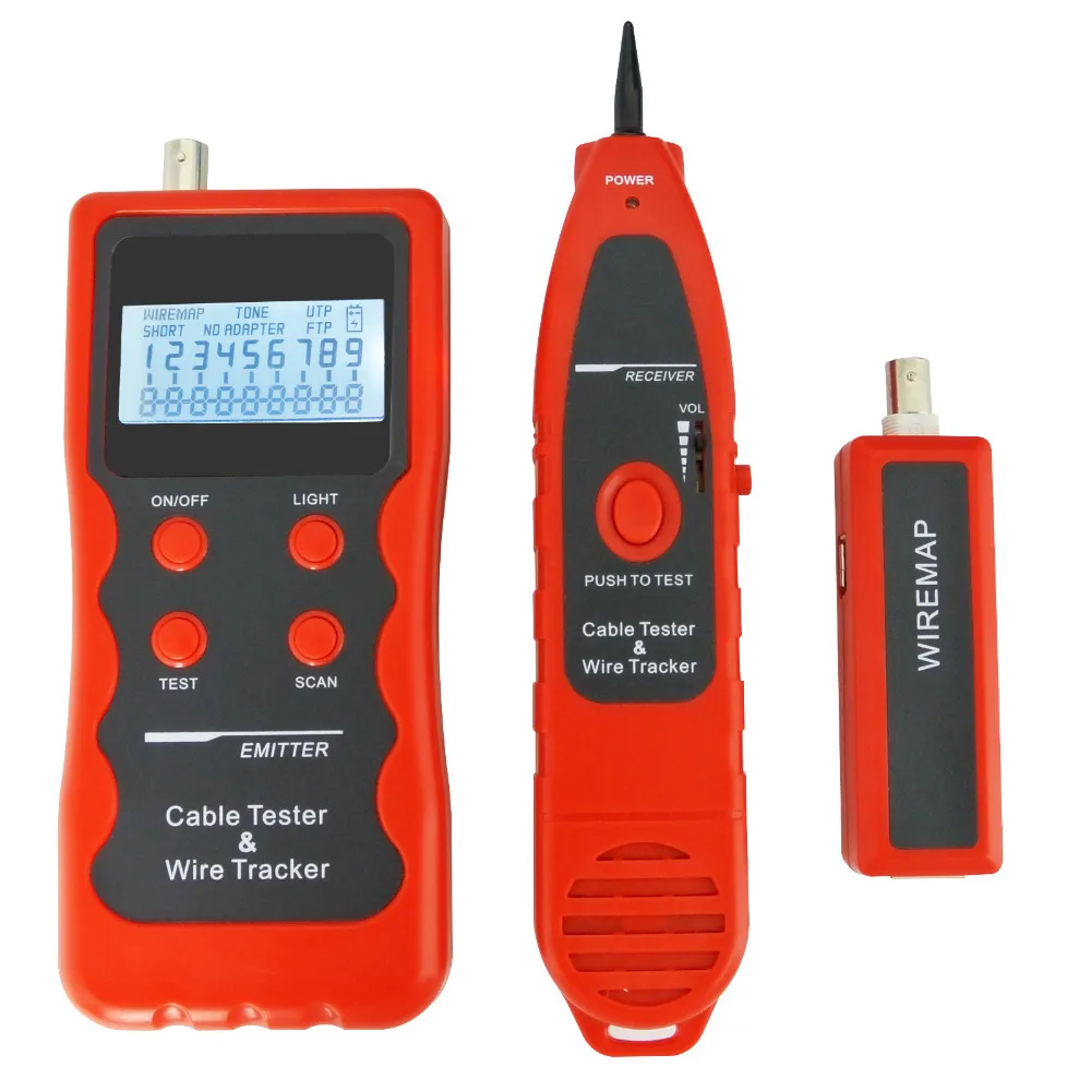 

Digital LAN Cable Tester Test Telephone Wire 5E 6E USB cable 1394 line Coaxial Cable BNC RJ45 RJ11 Multipurpose Checker