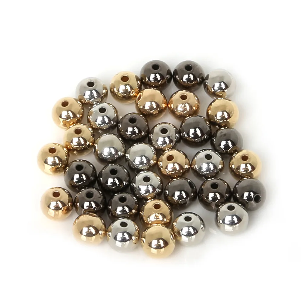 4 6 8 10mm Gold/Sliver/Bronze Color CCB Big Hole Acrylic Beads Round Loose Beads For Jewelry Making DIY Bracelet Necklace
4 6 8 10mm Gold/Sliver/Bronze Color CCB Big Hole Acrylic Beads Round Loose Beads For Jewelry Making DIY Bracelet Necklace