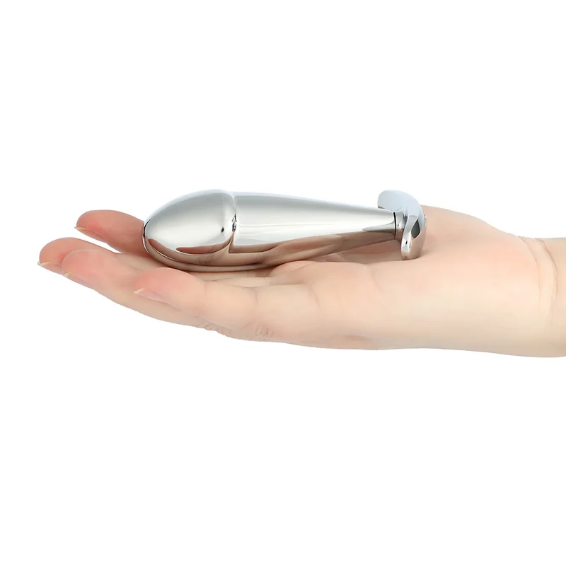 Stainless Steel Anal Plug Proatate Msaager Butt-plug Massager G-spot Vaginal Stimulation Masturbator Sex Adult Toy for Woman Man