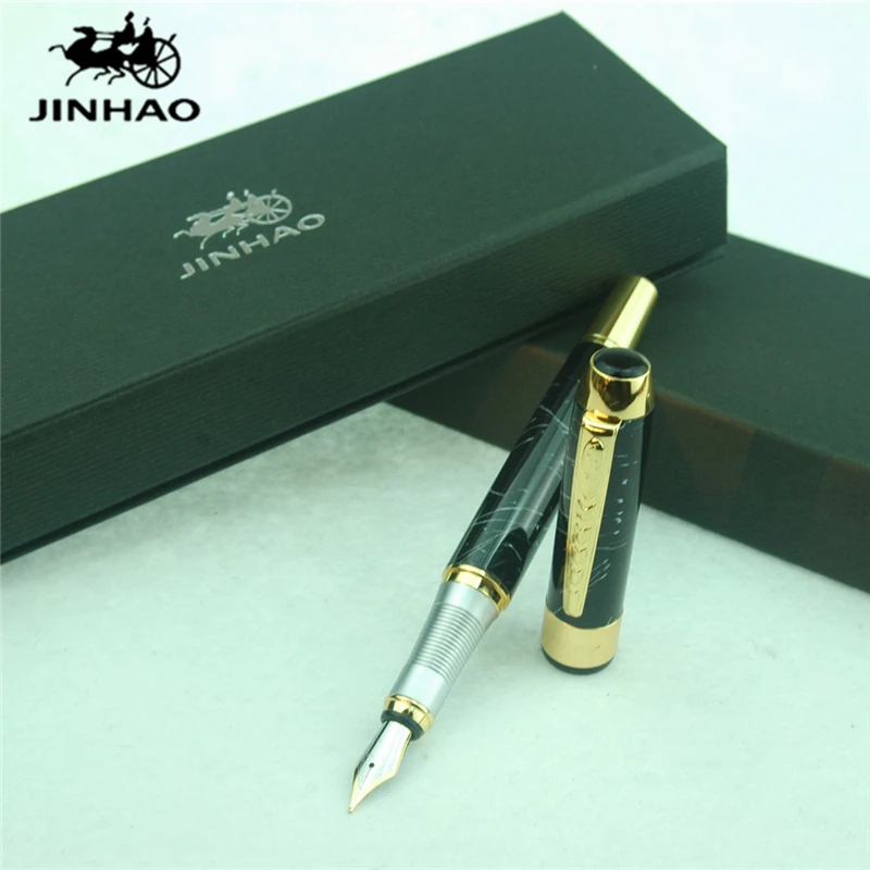 1pc/lot JINHAO 250 Fountain Pen 7 Colors Gold/Silver/Black/Red/Marble/Matte Black Color Pen Gold Clip School Supplies 14*1.5cm
1pc/lot JINHAO 250 Fountain Pen 7 Colors Gold/Silver/Black/Red/Marble/Matte Black Color Pen Gold Clip School Supplies 14*1.5cm
