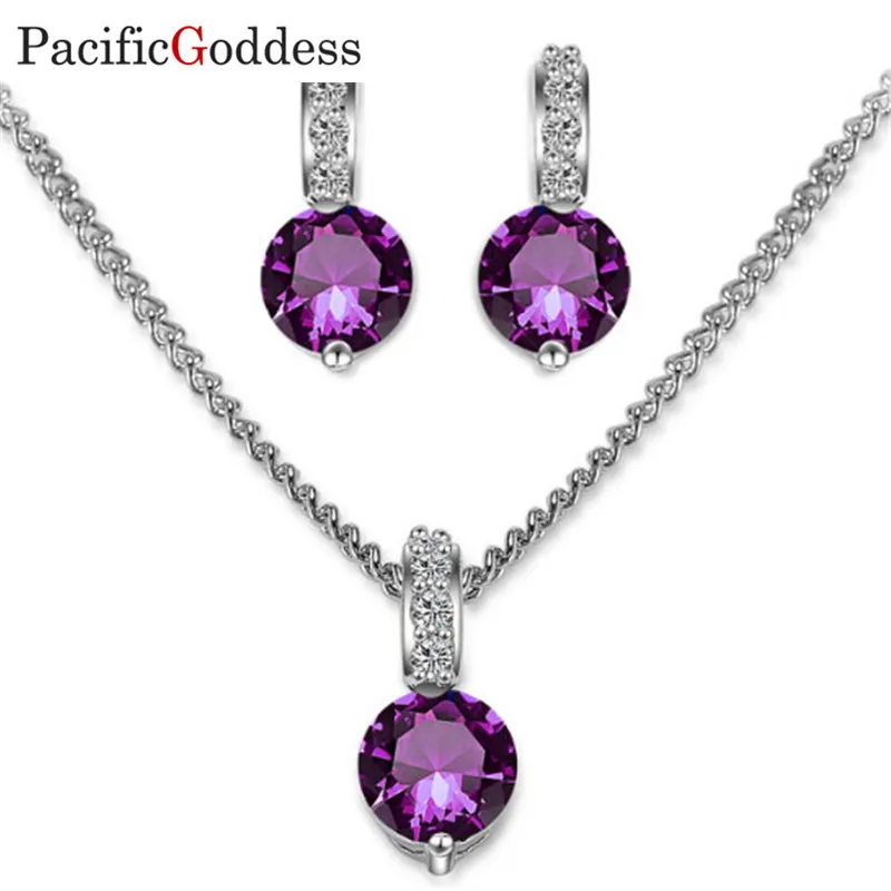 pacificgoddess Wedding earrings Necklace fine jewelry set many color jewelry can select nice sharp
pacificgoddess Wedding earrings Necklace fine jewelry set many color jewelry can select nice sharp