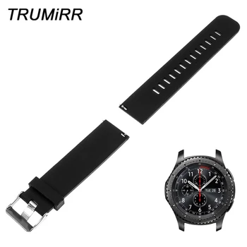 22mm Quick Release Silicone Rubber Watch Band for Samsung Gear S3 Classic Frontier Garmin Fenix Chronos Wrist Strap Bracelet
22mm Quick Release Silicone Rubber Watch Band for Samsung Gear S3 Classic Frontier Garmin Fenix Chronos Wrist Strap Bracelet