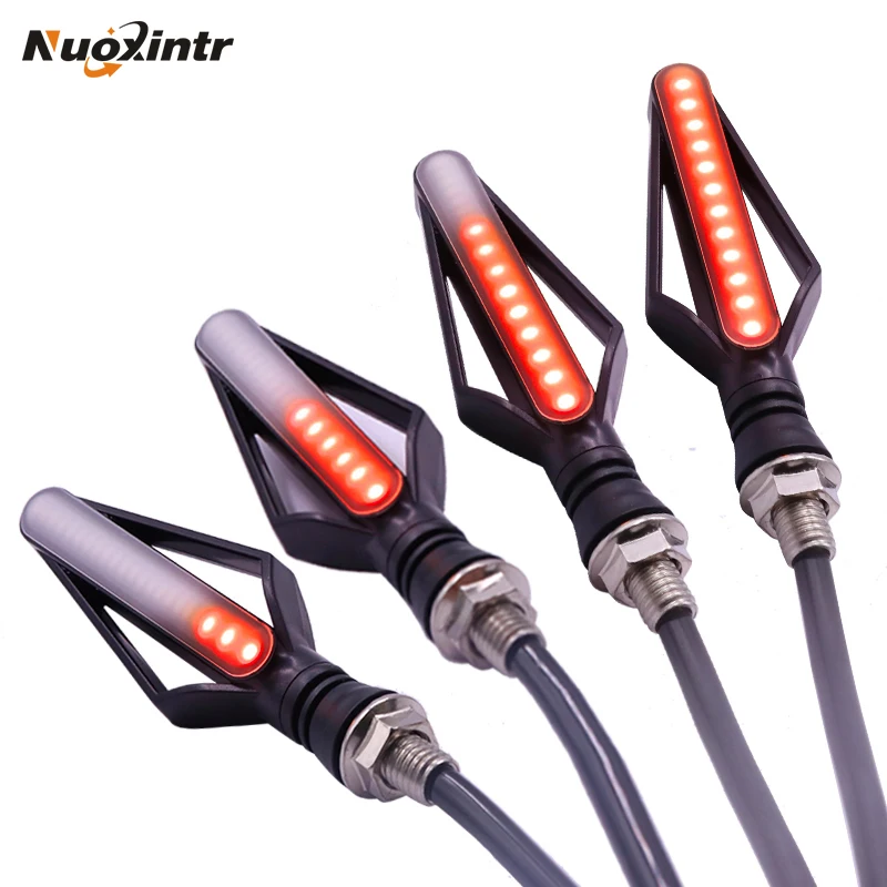 Nuoxintr 2Pcs 24 LED Motorcycle Turn Signal Lights Fog Light Moto Motorbike Tail Brake Lights Streamer Flashing for Harley
Nuoxintr 2Pcs 24 LED Motorcycle Turn Signal Lights Fog Light Moto Motorbike Tail Brake Lights Streamer Flashing for Harley