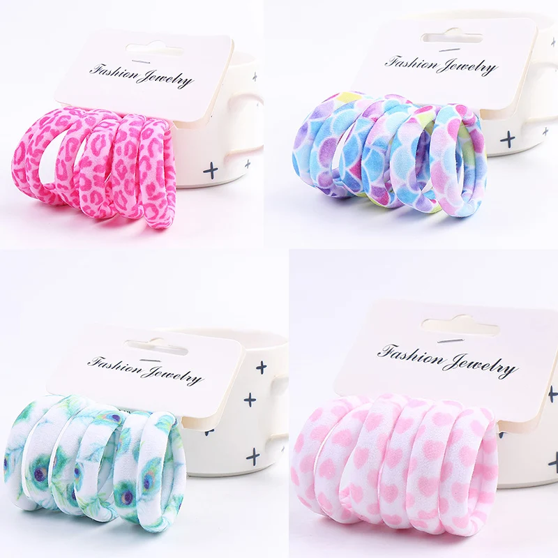 Hot Sale Cute 6PCS/Set Flower Color Hair Rope Print Heart High Quality Unique Elasticity Hair Holder Beautiful Accessories
Hot Sale Cute 6PCS/Set Flower Color Hair Rope Print Heart High Quality Unique Elasticity Hair Holder Beautiful Accessories