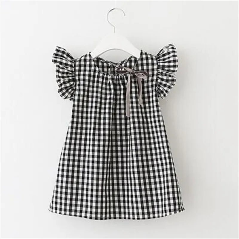 Summer Baby Girls Casual Plaid Print Cotton Dress Flare Sleeve Sundress Princess Dress
Summer Baby Girls Casual Plaid Print Cotton Dress Flare Sleeve Sundress Princess Dress
