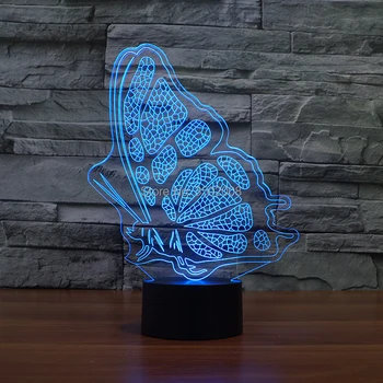 Cartoon beautiful 3D butterfly design night lamp 7 Changing Colors LED usb light as children gift or holiday decoration
Cartoon beautiful 3D butterfly design night lamp 7 Changing Colors LED usb light as children gift or holiday decoration
